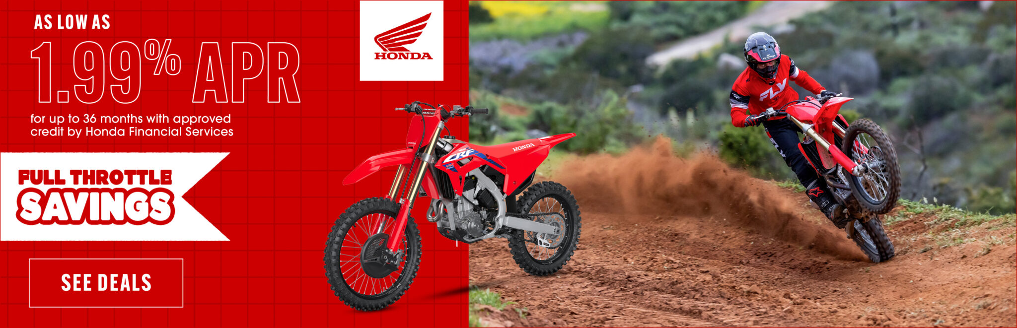 Honda CRF Financing Offer