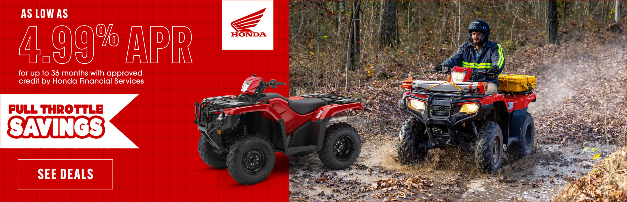 Honda ATV Financing Offer